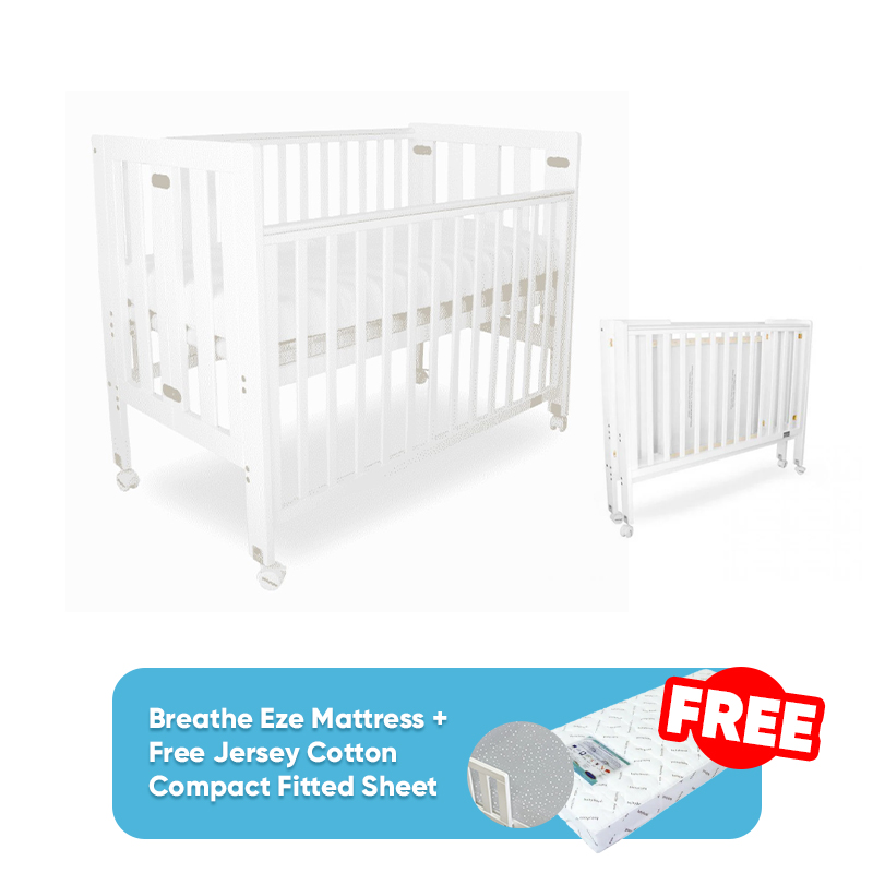 Babyhood Fold N Go Cot + FREE GIFT